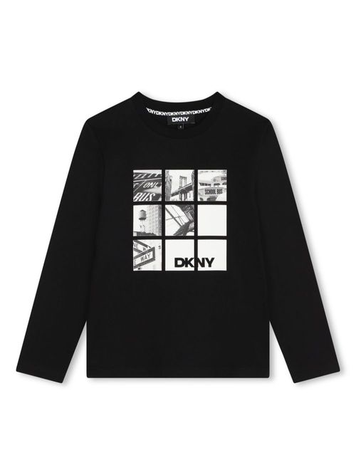Logo-print cotton T-shirt - Black