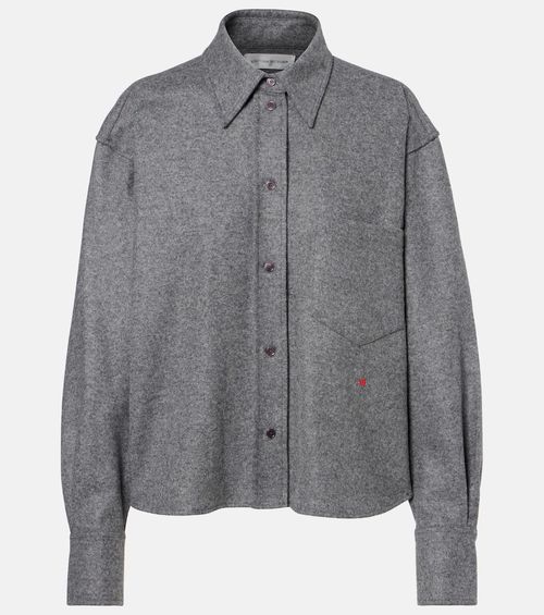 Wool and cashmere shirt