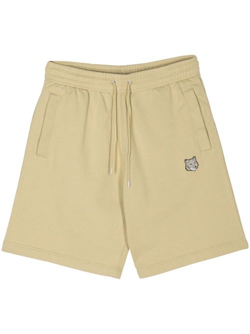 Fox-patch track shorts - Green