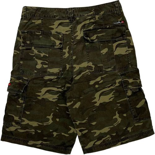 Quiksilver Camo Cargo Shorts - 31W 11L Camo Cotton