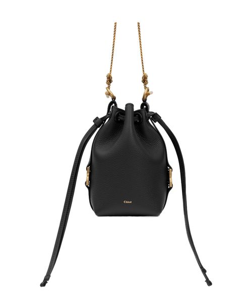 Tasche leather bucket bag