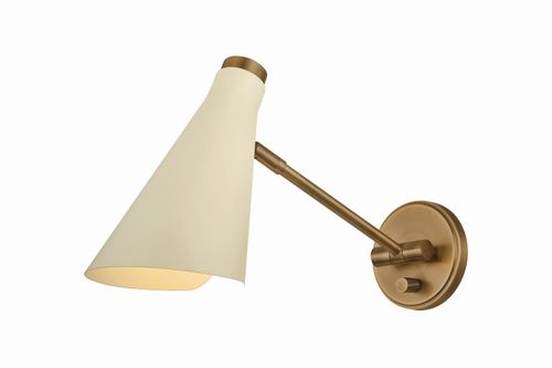 Patina Brass Wall Sconce from the Andersen Collection
