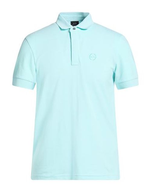 Man Polo shirt Sky blue Size XS Cotton, Elastane, Polyester