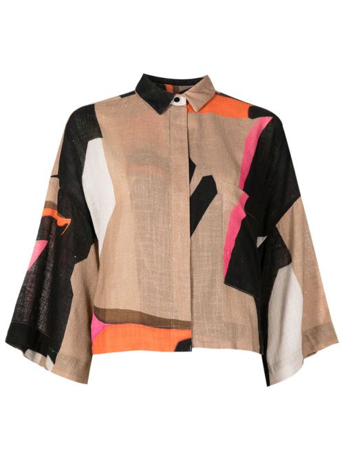 Tucano colour-block shirt - Multicolour