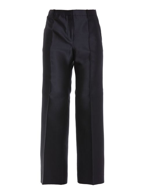 Taffeta flared trousers