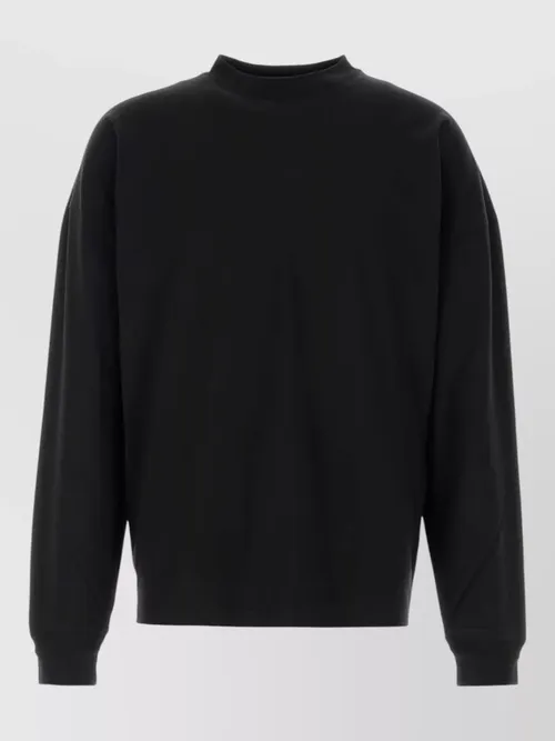 The Row - dolino cotton knit long sleeve sweater