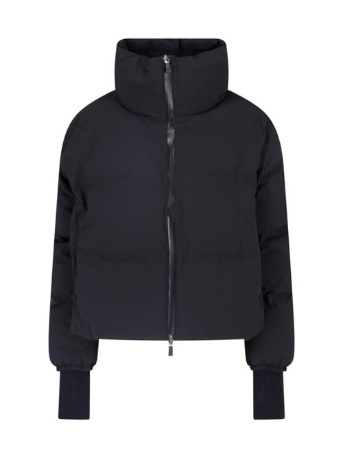Down Padded Knit-Edge Jacket for Women