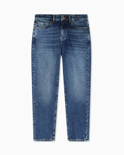 Boyfriend Jeans in dark denim