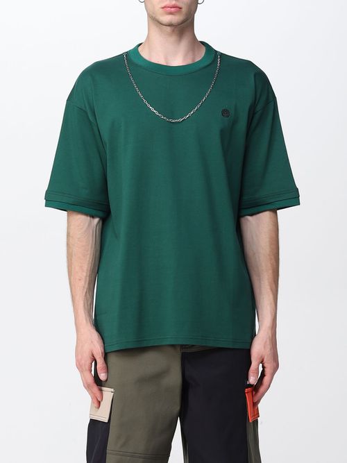 Cotton T-shirt with necklace