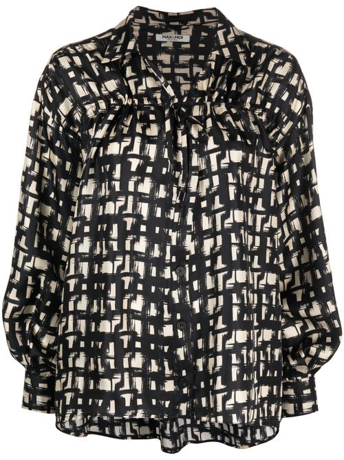 Lua silk blouse - Black