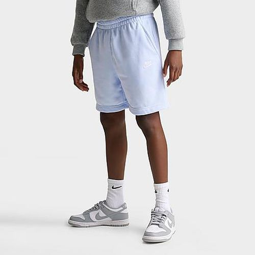 Big Kids Club French Terry Club Fleece Shorts in Hydrogen Blue
