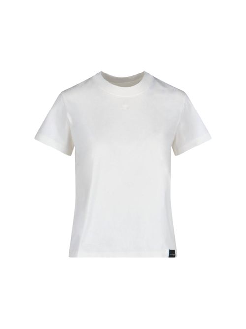 Courrèges 100% Cotton Essential T-Shirt for Women