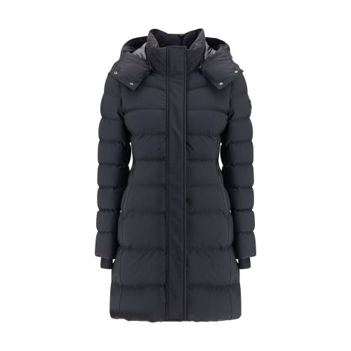 Quilted Down Down Jacket — Black