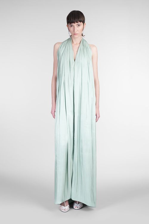 Gigi Dress Dress Woman In Green Polyester