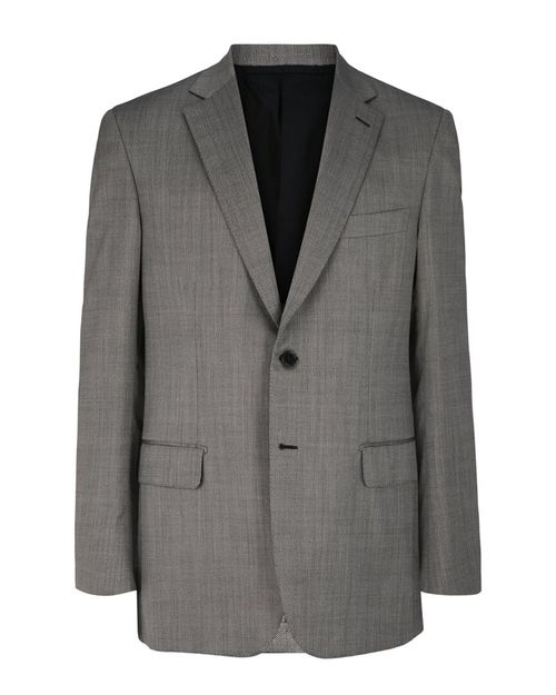 Single-Breasted Wool & Silk Blazer