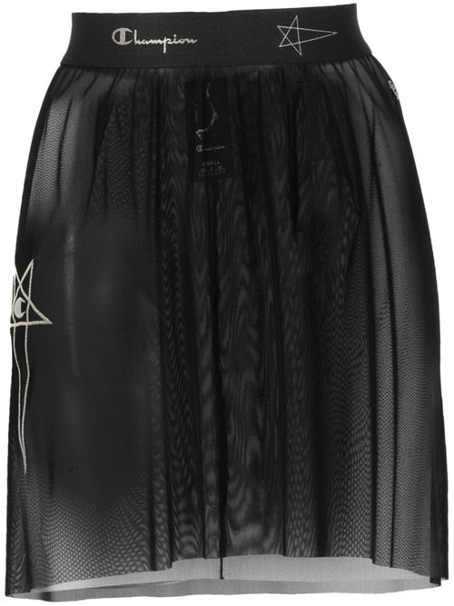 Black Logo Skirt