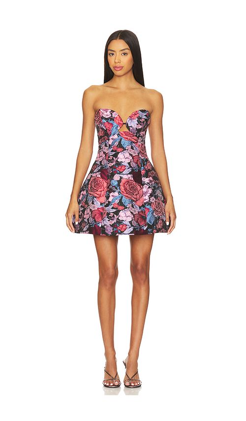 ELLIATT Delphine Tulip Mini Dress in Purple. S. Also in M