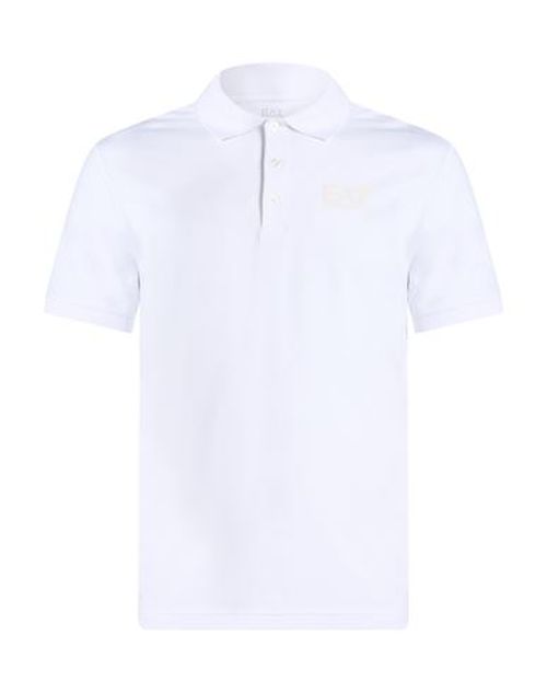 Man Polo shirt White Size XXL Cotton, Elastane