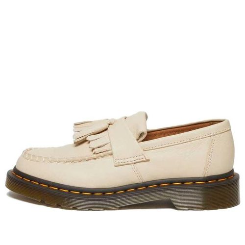 (WMNS) Dr.Martens Adrian Virginia Leather Tassel Loafers 'Parchment Beige'