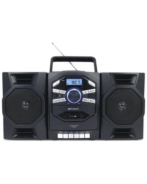 Portable CD/Cassette Stereo Boombox with AM/FM Radio