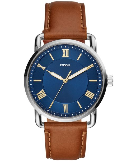 Men's Copeland Brown Leather Strap Watch 42mm - Brown
