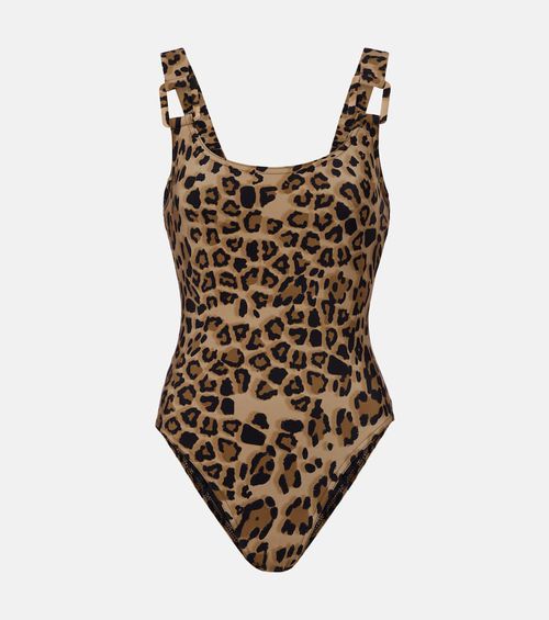 Izzy leopard-print swimsuit