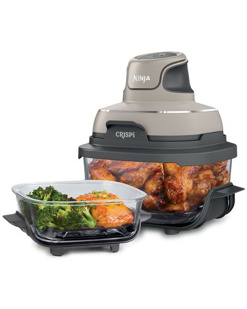 Crispi 4-In-1 Portable Glass Air Fryer Cooking System