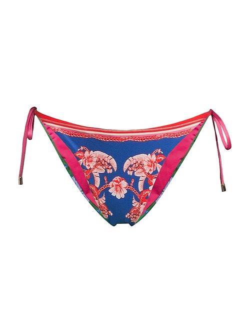 Women's Floral Mixed Scarves Bikini Bottom