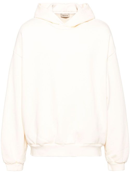 Graphic-print hoodie - Neutrals