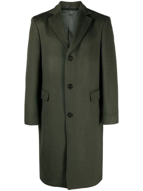 Sirius single-breasted coat - Green