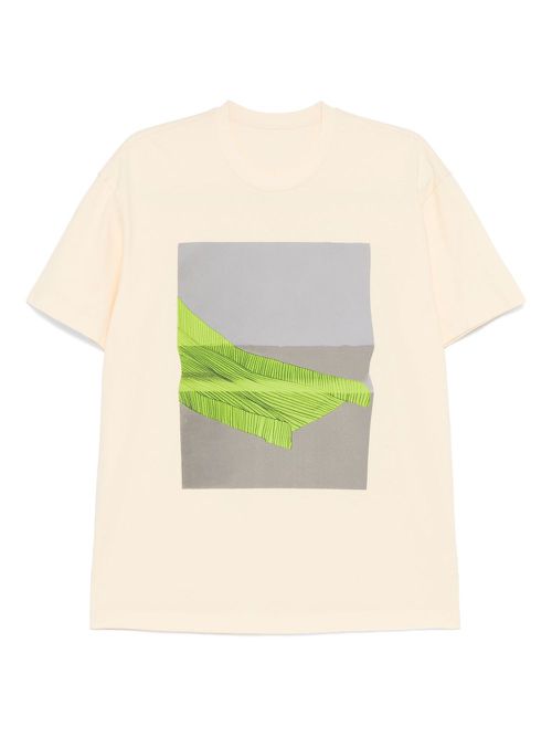 Graphic-printed T-shirt - Yellow