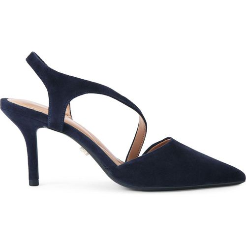 Carvela Womens Suede Symmetry Court Heels - Navy