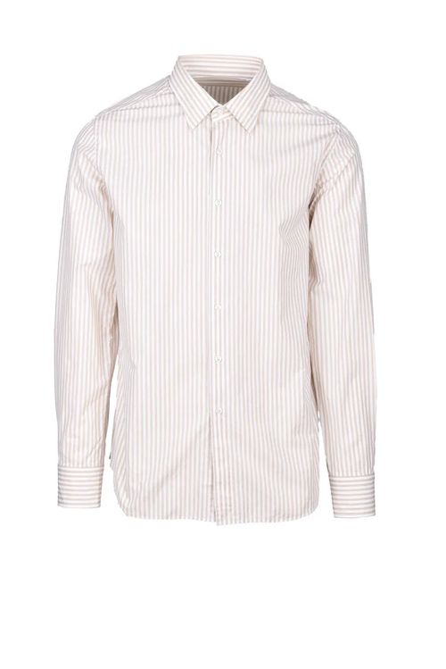 White/Beige Cotton Shirt