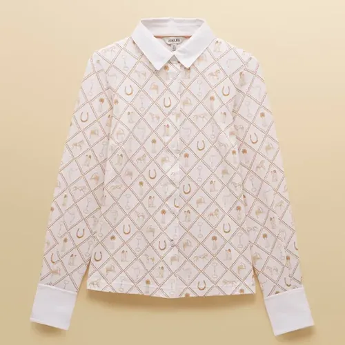 Joules Horse Icons Printed Charlotte Jersey Shirt