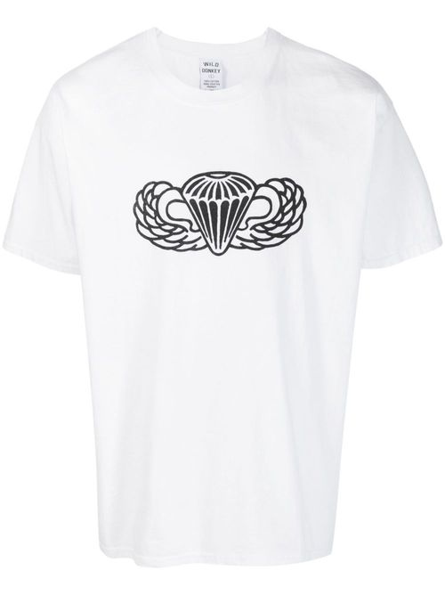 Graphic-print cotton T-shirt - White