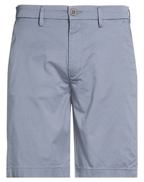 Man Shorts & Bermuda Shorts Grey Size 38 Cotton, Elastane