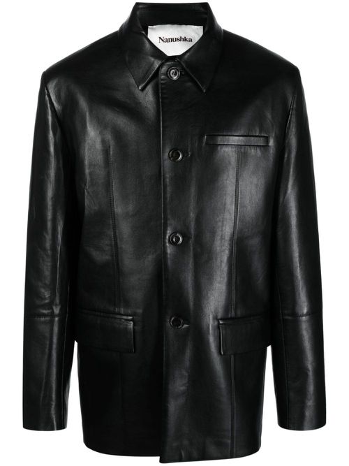 Danick leather jacket - Black