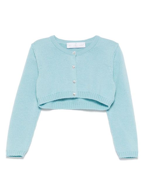 Cropped cardigan - Blue