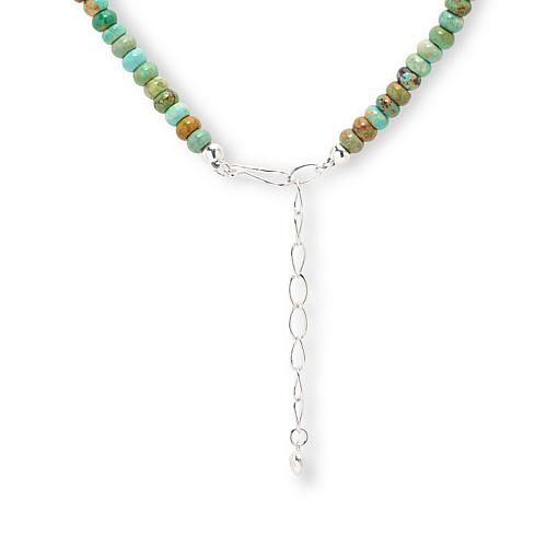 Golden Dragon Mountain Turquoise Bead Necklace