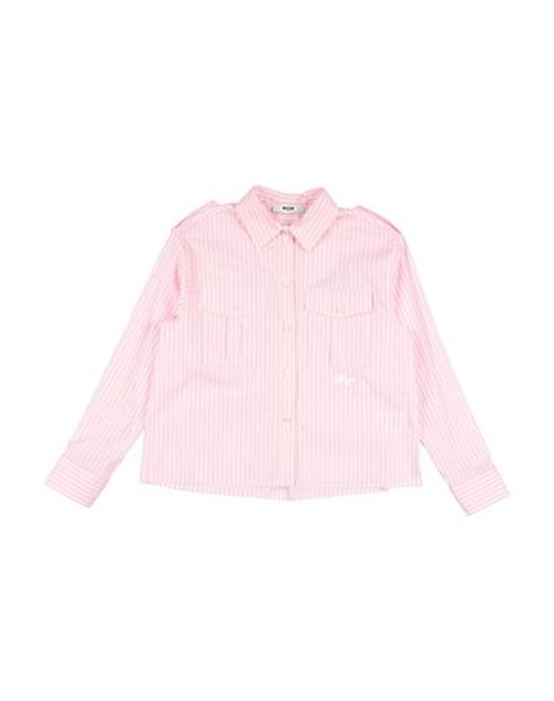 Kid Girl Shirt Pink Size 12 Cotton, Polyamide, Elastane