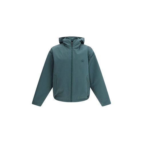 Reversible Cotton Ripstop Shell Jacket — Green