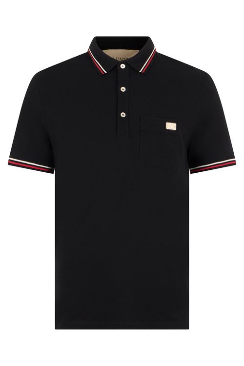 Cotton Polo Shirt with Short Sleeves