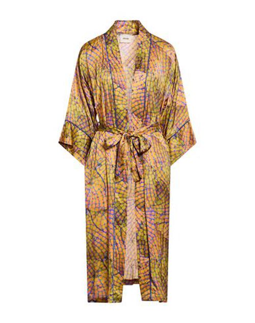 Woman Overcoat & Trench Coat Yellow Size M Viscose
