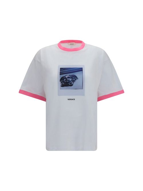 Medusa Polaroid Graphic T-Shirt — White