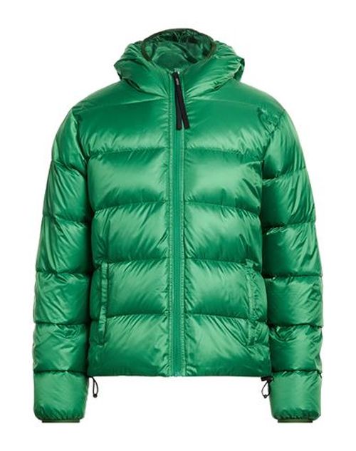 Man Puffer Green Size L Polyester