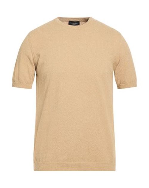 Man Sweater Sand Size 40 Cotton, Polyamide