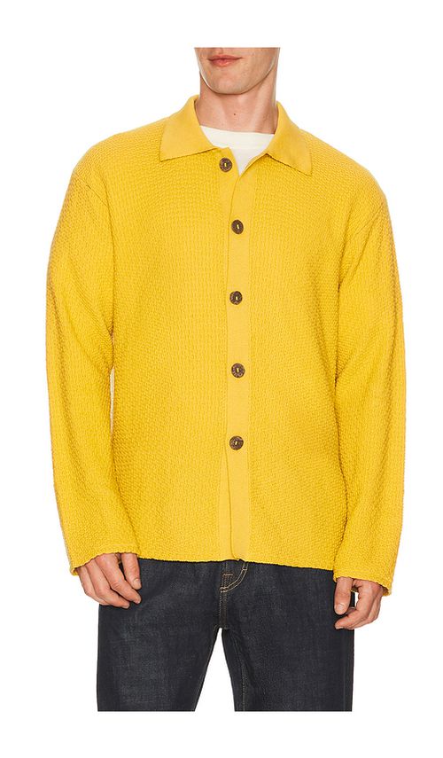 ISA BOULDER Aurum Drift Shirt in Mustard. XL/1X. Also in S