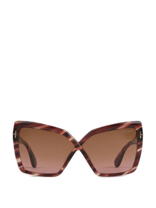 Tom Ford Eyewear Fiore Butterfly Frame Sunglasses