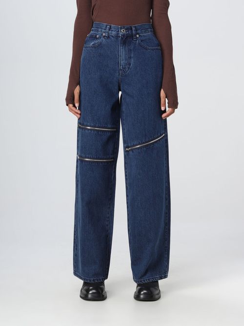 Jeans Woman color Violet
