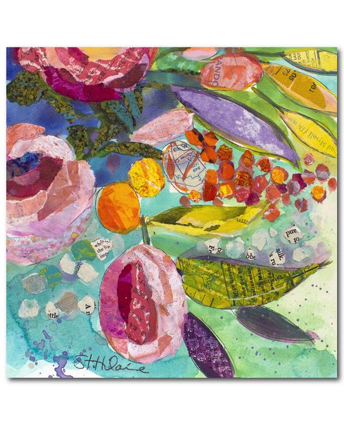 Wall Decor Bouquet Rose Gallery Wrapped Canvas Wall Art